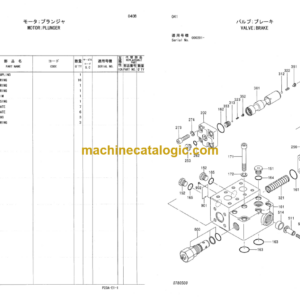 Hitachi Sumitomo SCX400 Equipment Components Parts Catalog