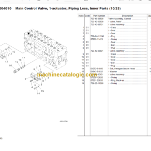 Komatsu PC300-8 Hydraulic Excavator PARTS BOOK SERIAL NUMBERS 300001 and up