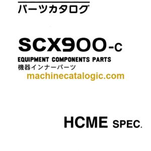 Hitachi Sumitomo SCX900-C Equipment Components Parts Catalog