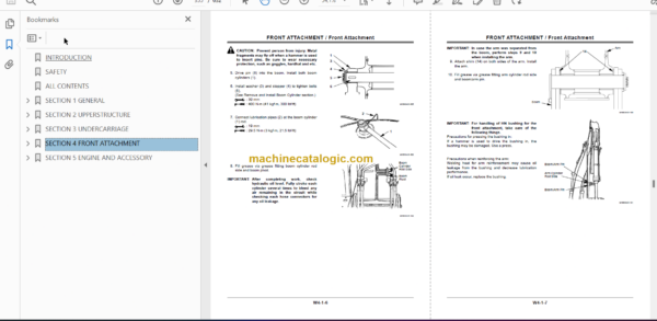 Hitachi ZX500LC ZX500LCH Technical and Workshop Manual