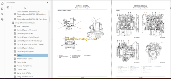 Hitachi ZX170W-6 Technical and Workshop Manual