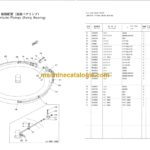 Hitachi KH150-3 Crawler Crane Parts Catalog Serial No.0803-