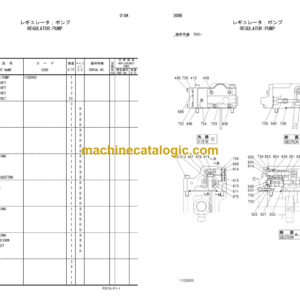 Hitachi Sumitomo SCX2800-2 Equipment Components Parts Catalog