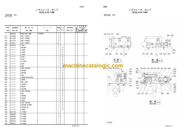 Hitachi Sumitomo SCX2800-2 Equipment Components Parts Catalog