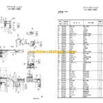 Hitachi Sumitomo SCX700 Lifting Cab Spec. Parts Catalog