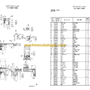 Hitachi Sumitomo SCX700 Lifting Cab Spec. Parts Catalog