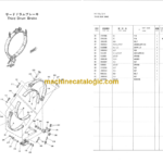 Hitachi KH150-3 Crawler Crane Parts Catalog Serial No.0803-