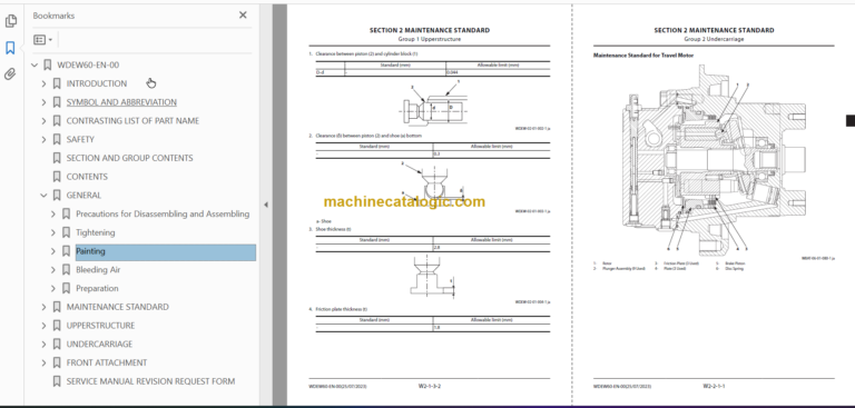 Hitachi ZX75US-5N Hydraulic Excavator Technicial and Workshop Manual