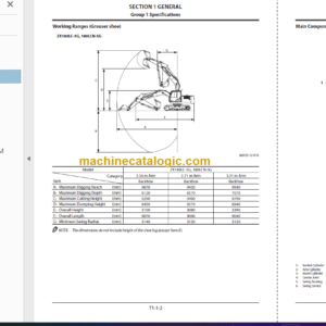 Hitachi ZX180LC-5G ZX180LCN-5G Technical and Workshop Manual