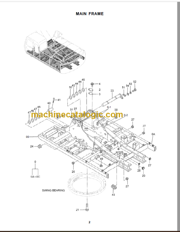 Hitachi ZX210LCH+ Parts Catalog