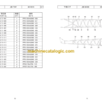 Hitachi Sumitomo SCX400 Bracing List