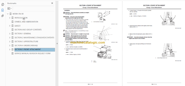 Hitachi ZX180LC-5G ZX180LCN-5G Technical and Workshop Manual