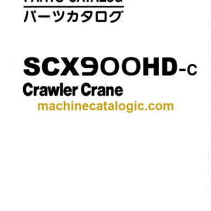 Hitachi Sumitomo SCX900HD-C Crawler Crane Parts Catalog