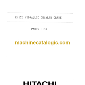 Hitachi KH125 Parts Catalog