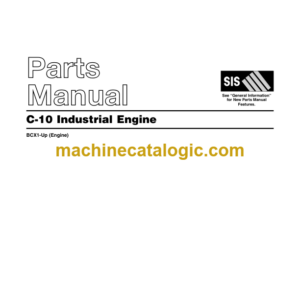 Caterpillar C-10 Industrial Engine Parts Manual