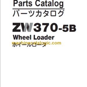 Hitachi ZW370-5B Wheel Loader (PNHEA0-1-3) Parts Catalog