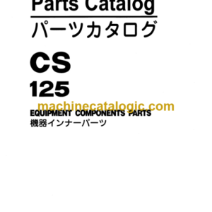 Hitachi CS125 Equipment Components Parts Catalog