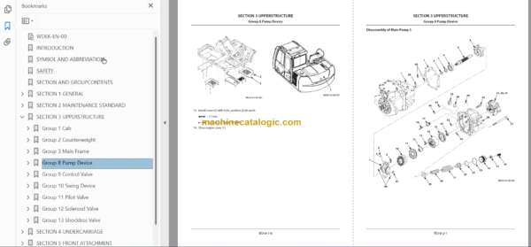 Hitachi ZX75US-A ZX75UR Excavator Technicial and Workshop Manual