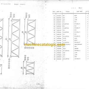 Hitachi KH700 Hydraulic Crawler Crane Parts Catalog