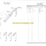 Hitachi KH100 Crane Front Clamshell Attachment Parts List