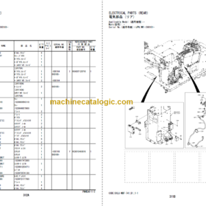 Hitachi ZW370-5B Wheel Loader (PNHEA0-1-3) Parts Catalog