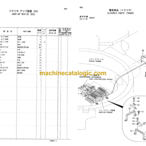 Hitachi Sumitomo SCX900HD-C Crawler Crane Parts Catalog