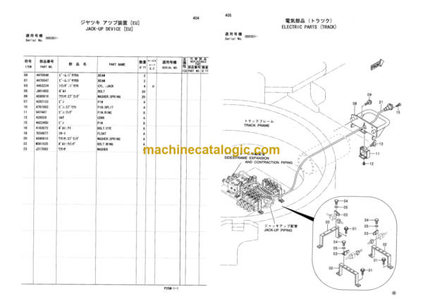 Hitachi Sumitomo SCX900HD-C Crawler Crane Parts Catalog