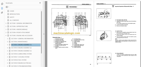 Hitachi ZX80-GI Hydraulic Excavator Technicial and Workshop Manual