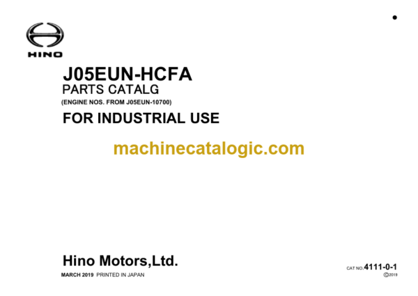 Hitachi Sumitomo SCX550-3C5 Engine Parts Catalog Hino Tire4-f C5