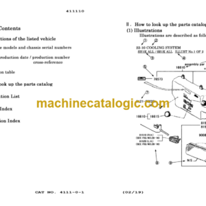 Hitachi Sumitomo SCX550-3C5 Engine Parts Catalog Hino Tire4-f C5