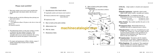 Hitachi Sumitomo SCX550-3C5 Engine Parts Catalog Hino Tire4-f C5