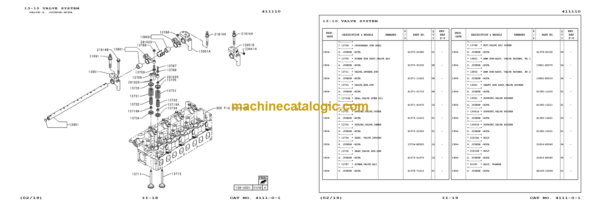 Hitachi Sumitomo SCX550-3C5 Engine Parts Catalog Hino Tire4-f C5