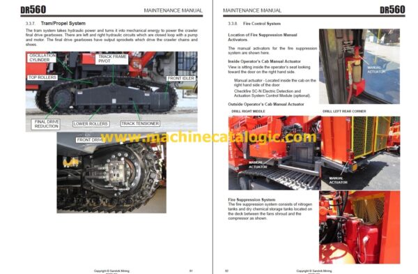 DR560 Drill Maintenance Manual PDF