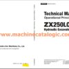 Hitachi Medium Excavator Service and Parts Manual Full PDF SET 2024 - Image 8