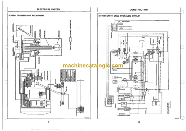 Hitachi KH100D EARTH DRILL Service Manual