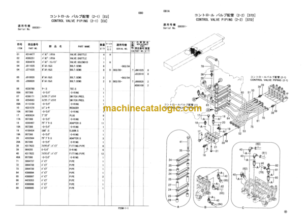 Hitachi Sumitomo SCX900HD-C Crawler Crane Parts Catalog