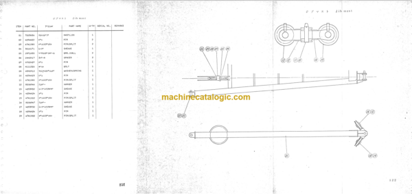 Hitachi KH700 Hydraulic Crawler Crane Parts Catalog