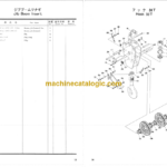 Hitachi KH100 Crane Front Clamshell Attachment Parts List