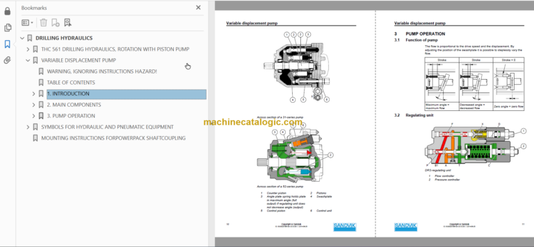 Sandvik DD421-60C Workshop Manual Serial No. 116D46806-1
