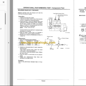 Hitachi EX75US-7 Technical and Workshop Manual