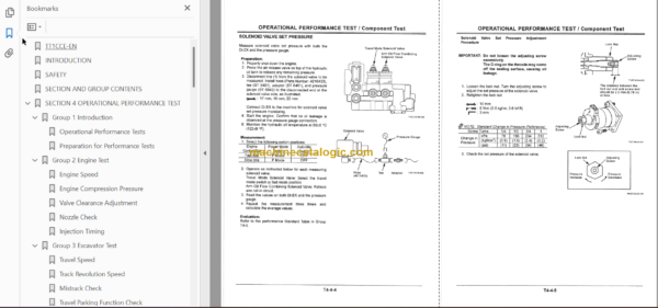 EX75US-7 Excavator Technicial and Workshop Manual