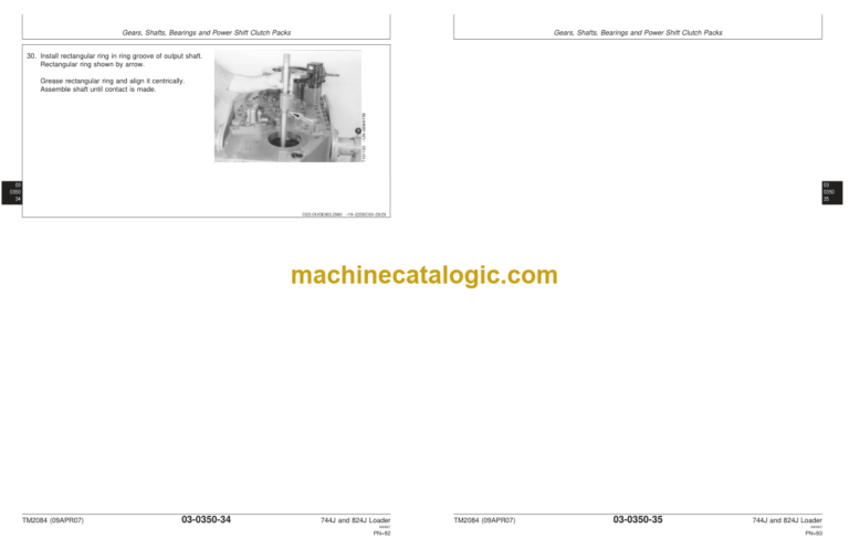 John Deere 744J and 824J Loader Repair Technical Manual