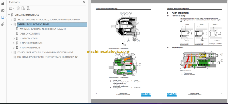 Sandvik DD421-60C Workshop Manual Serial No. 116D46806-1