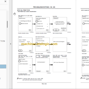 Hitachi ZX200-3Class ZX225US-3Class ZX225USR-3Class ZX240-3Class ZX270-3Class Technical and Workshop Manual