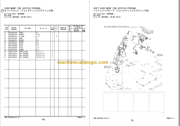 Hitachi ZW370-5B Wheel Loader (PNHEA0-1-3) Parts Catalog