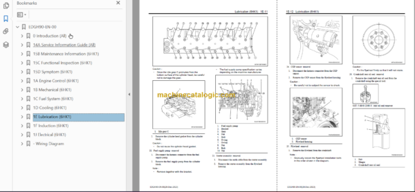 Hitachi 6HK1 Tier 2 Stage 2 Engine Manual