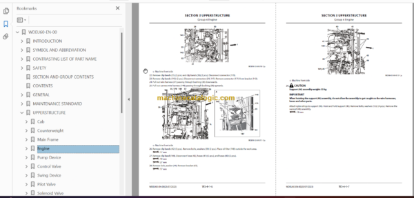 Hitachi ZX85USB-7 Technical and Workshop Manual