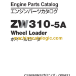 Hitachi ZW310-5A Wheel Loader Engine Parts Catalog