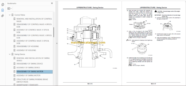 Hitachi ZX330-3 ZX330LC-3 ZX350H-3 ZX350LCH-3 ZX350LCK-3 ZX350LC-3 ZX350LCN-3 Technical and Workshop Manual