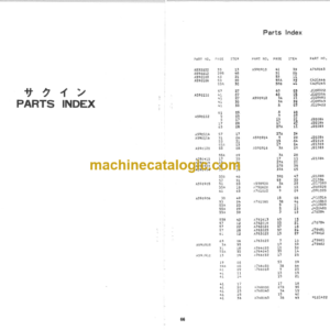 Hitachi KH125 Crane Clamshell Dragline Attachment Parts Catalog